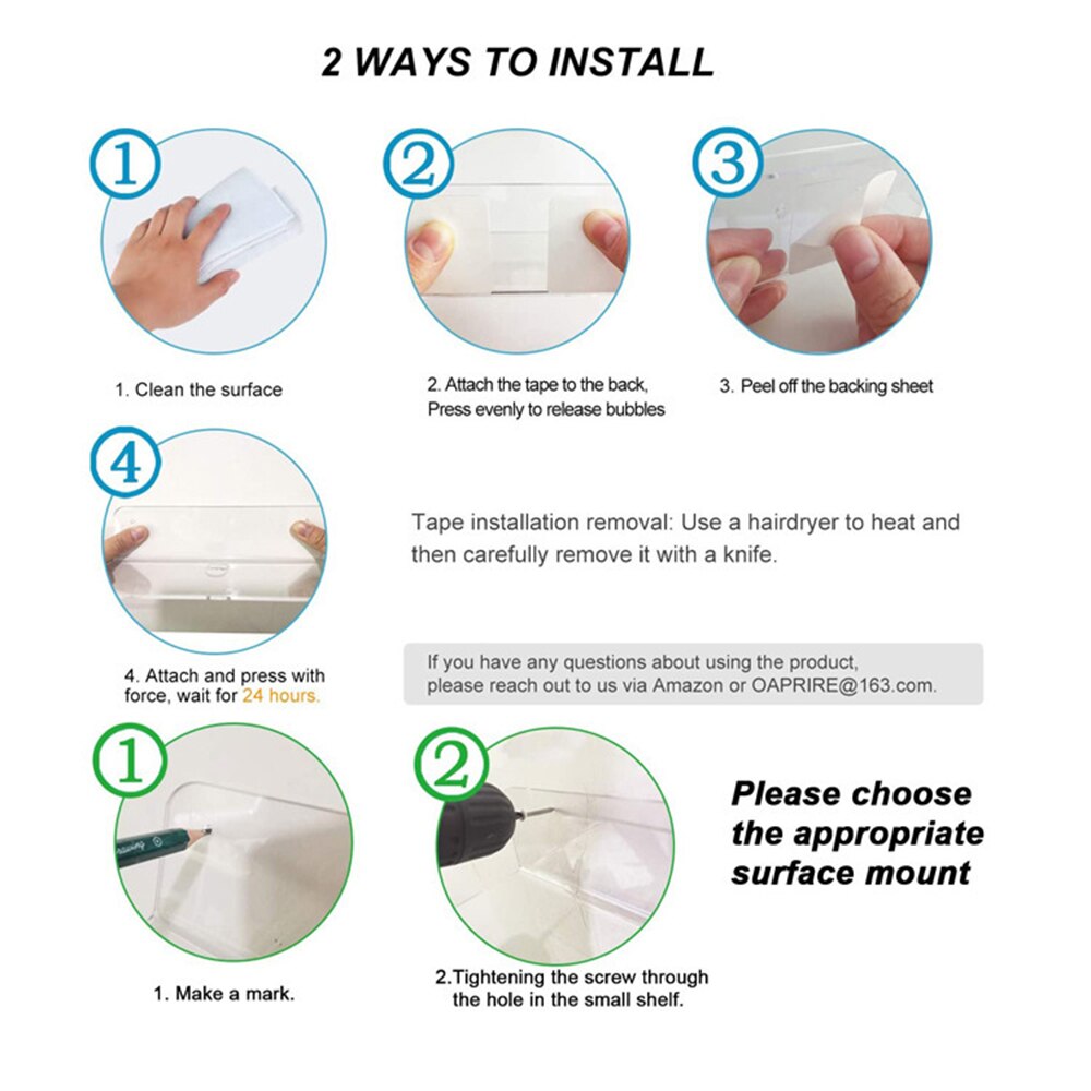 1pc Wall Mounted Photo Shelf Clear Acrylic Invisible Office Display Clear Floating Toy Storage Bathroom Bedroom Rack Organizer