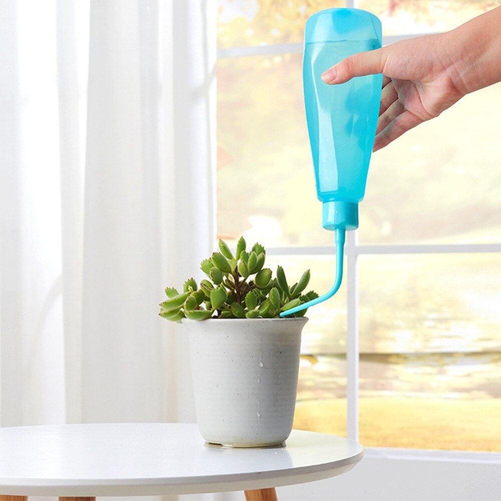 480ml mini tuingieters knijpfles sproeier met gebogen mond tuin irrigatie gereedschap