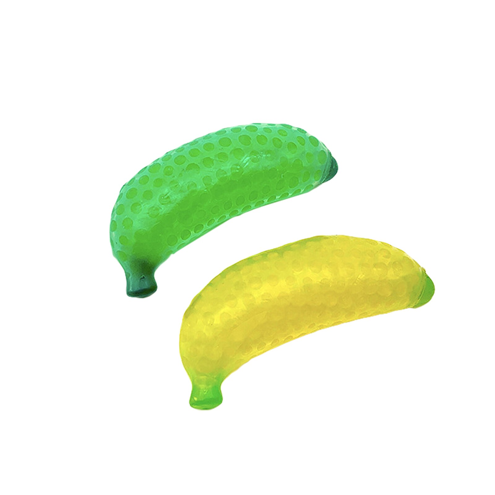Colorful Soft Squeeze Fruits Ball Smashing Kneading Strawberry Grape Pineapple Decompression Toys (Color Random): F 1PC Banana Random