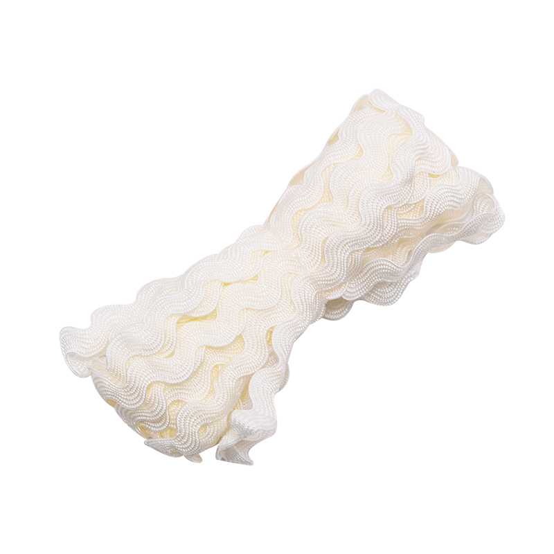 5mm S Shape Grosgrain Ribbon Curve Wavy Lace Trim Ribbon for Costume Hat Curtain Pillow Decoration Handmade DIY Sewing Crafts