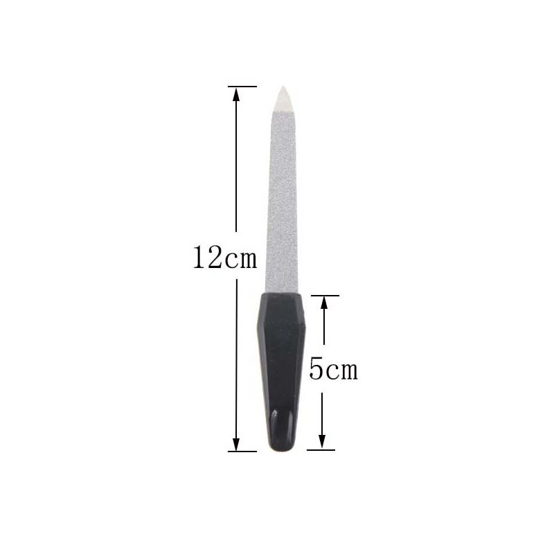 12cm Stainless Steel Women Men Dead Skin Cuticle Cutter Trimmer Clipper Nipper And Metal Nail File For Finger Toe