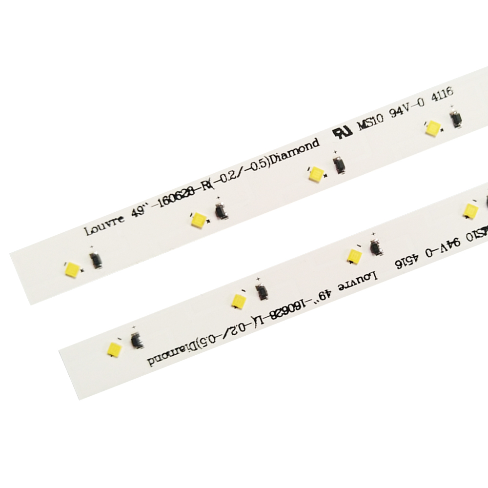 Podświetlenie doprowadziło lampa taśmój robić Samsung luwru 49 "Un49k5300 UE49K5100 CY-FK049BNEV3H BN95-03721A V6LF_490DKA_doprowadziło31 490SFB 490SFA