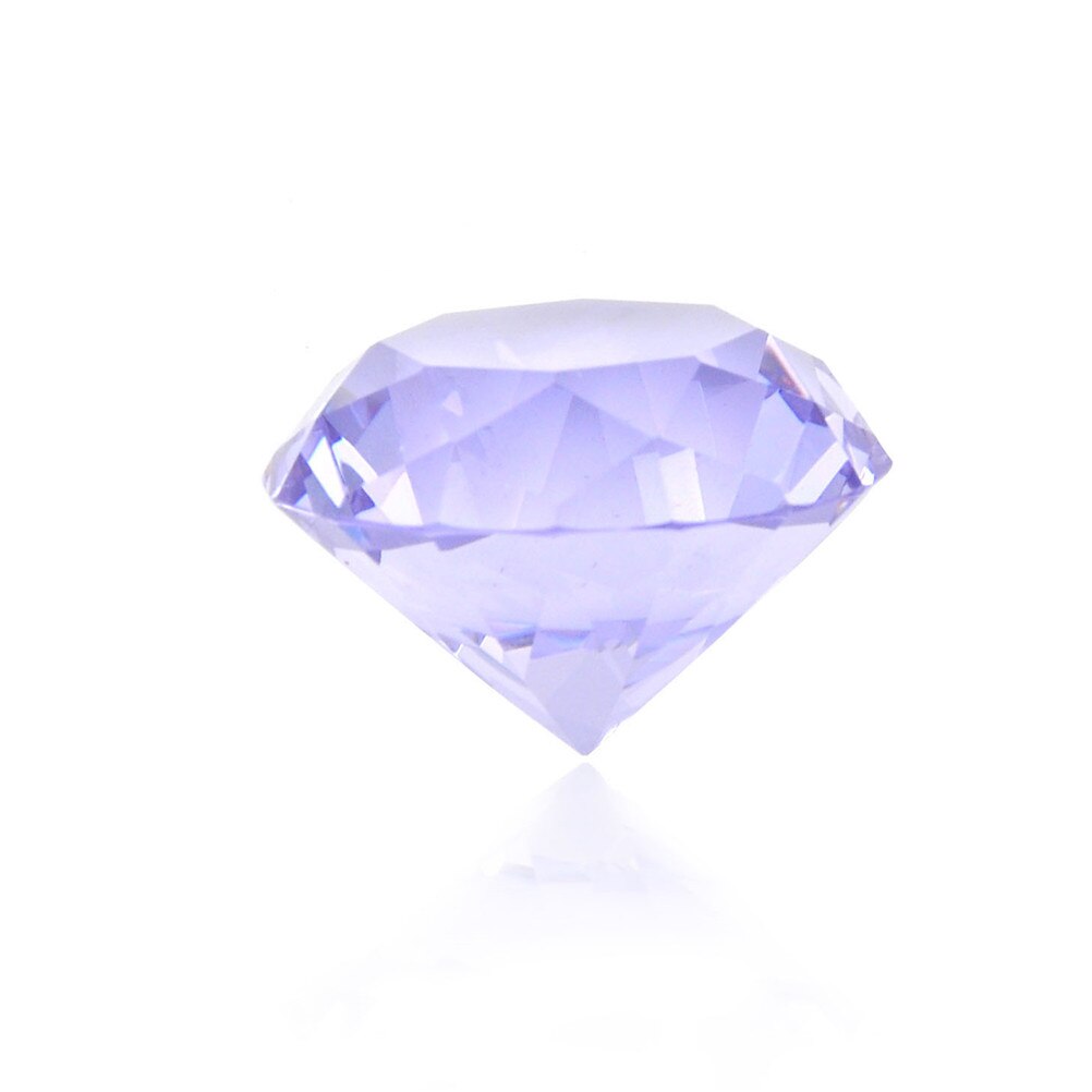 Dia 3cm diamant cristal clair à facettes coupe forme verre géant diamant bijou décor artisanat: PP