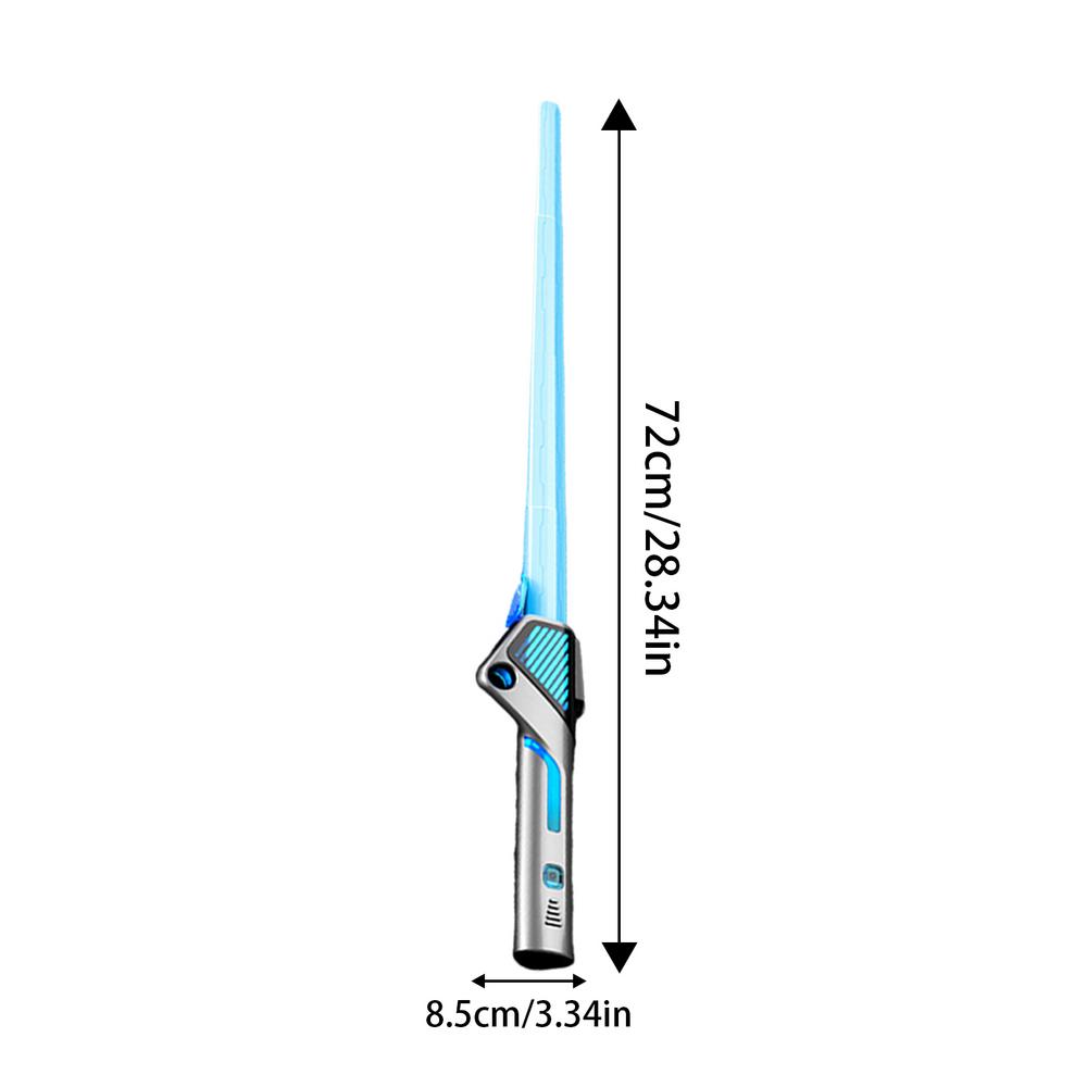 Telescopic Lighting Rod Cool Flashing Cheer Tube Stick Toys Boys And Girls Colorful Celebrity Concerts Atmosphere Decors: Transparent