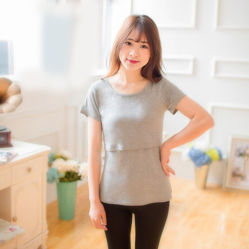 Borstvoeding Tops Uit Mode Herfst Lange Mouwen T-Shirts Voeden Kleren Herfst En Winter Dieptepunt Shirt Herfst Kleding