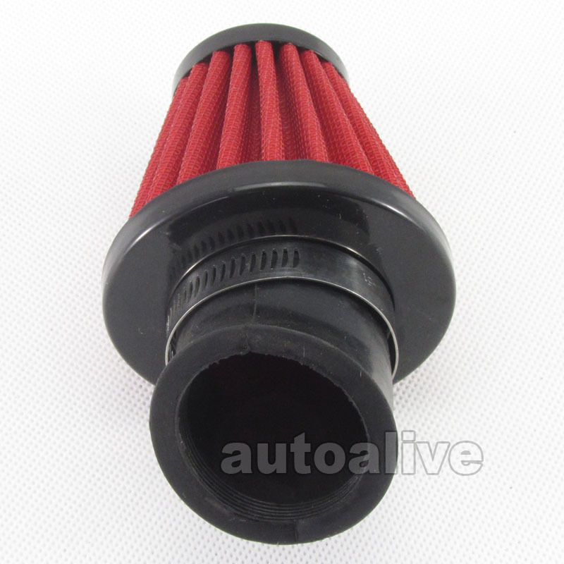 Motorcykel 48mm diameter kegle power luftfilter til 125cc 150cc gy6 scooter atv cykel