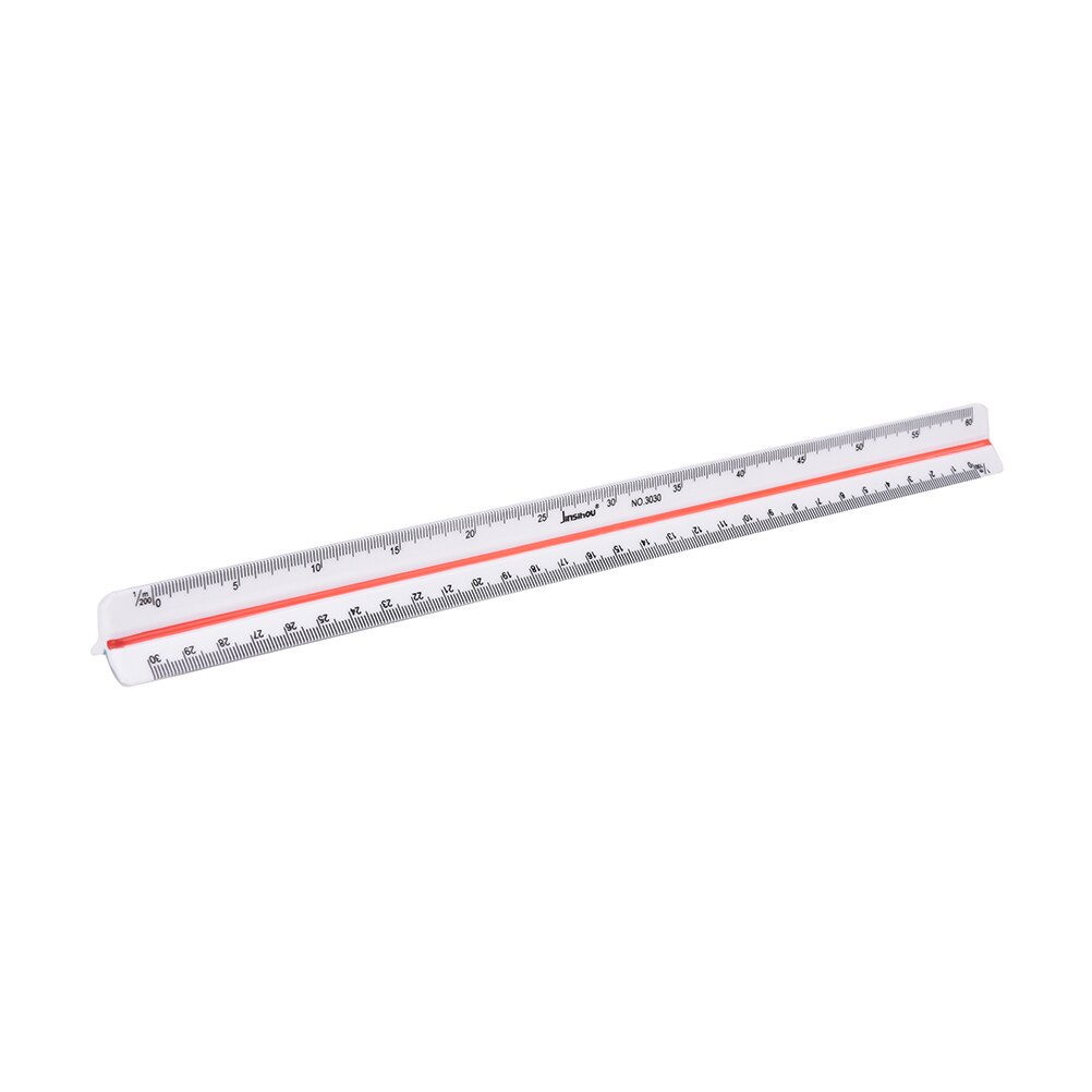 Plastic Triangle Ruler Architect Engineer Technical Rules Office School Supplies Tools 30cm 1: 100 ~ 1: 500