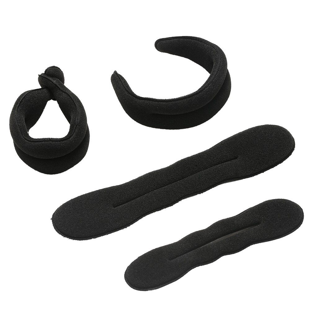 Rouleau éponge pour cheveux, outil de coiffure, pince à cheveux, accessoires pour cheveux, 4 pièces