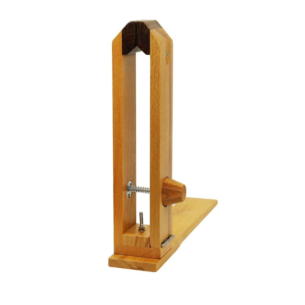 Leather Stitching Pony – 180° Rotating Clamp With Beech Wood Base, Adjustable Desktop Pony Horse Tool For Leathercraft