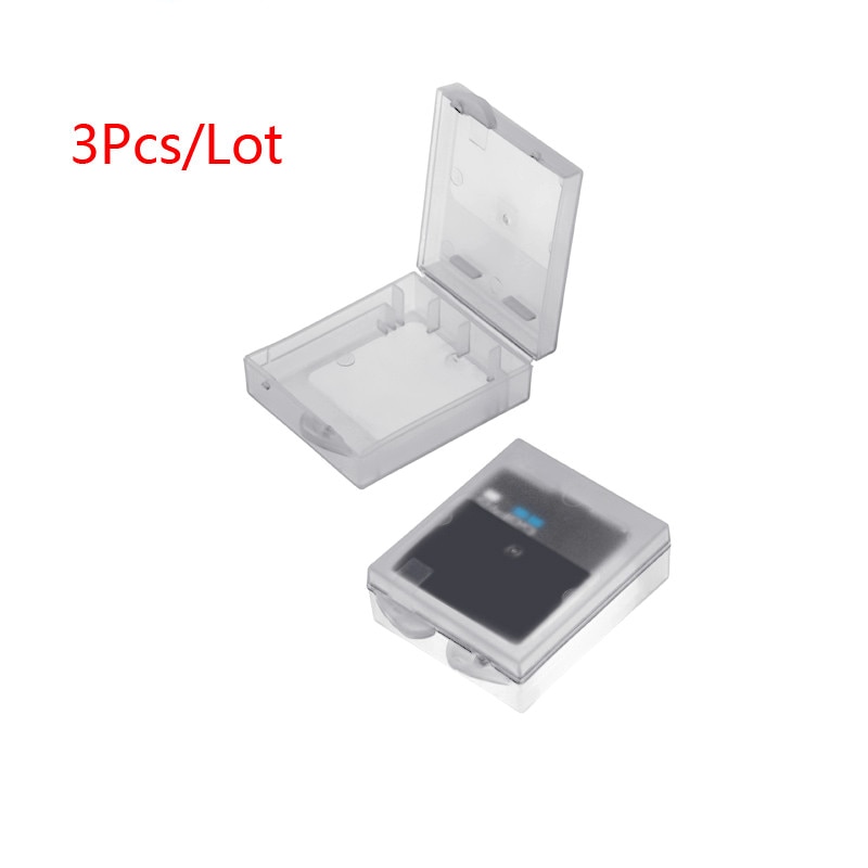 3PCS GoPro Draagbare Batterij Protective Storage Box Case voor Gopro Hero 8 7 6 5 4 Sessie SJCAM Yi actie Camera Accessoires Set