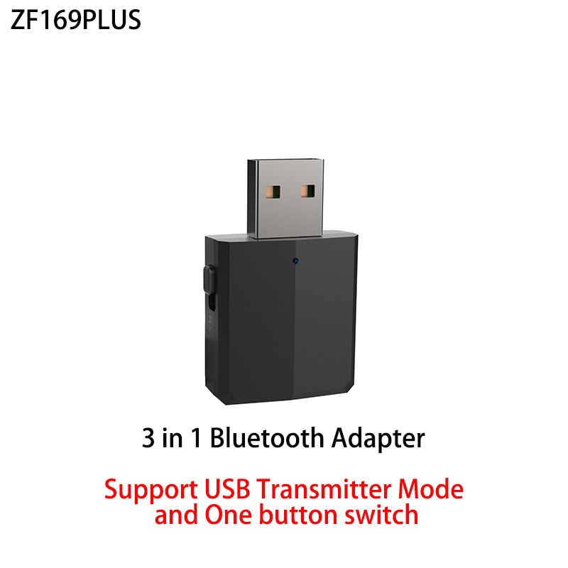 3.5mm usb-bluetooth-adapter mit ein-/ausschalter, 5.0 kabellose stereo-audio-musikempfänger und -sender per bluetooth für tv, pc, auto und aux-anschluss