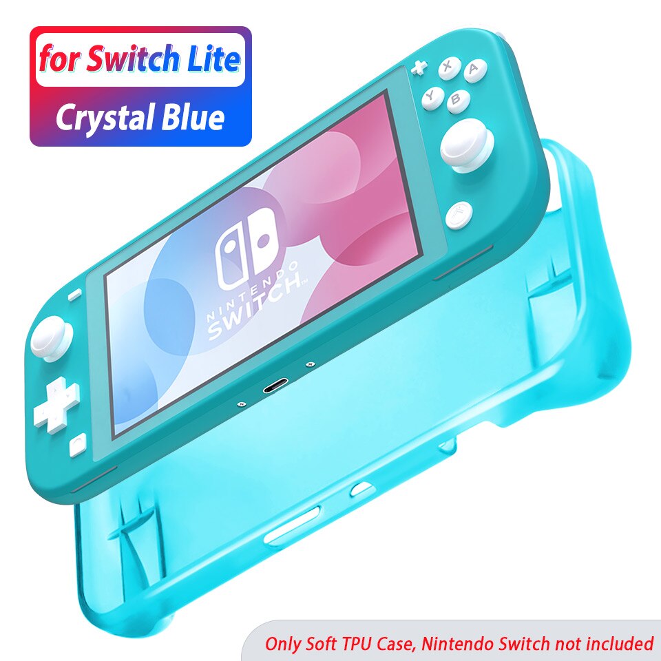 Funda de silicona para Nintend Switch Lite funda protectora Coque para Nintendo Switch Nintendos NS Lite Housse protección clara: Blue For NS Lite