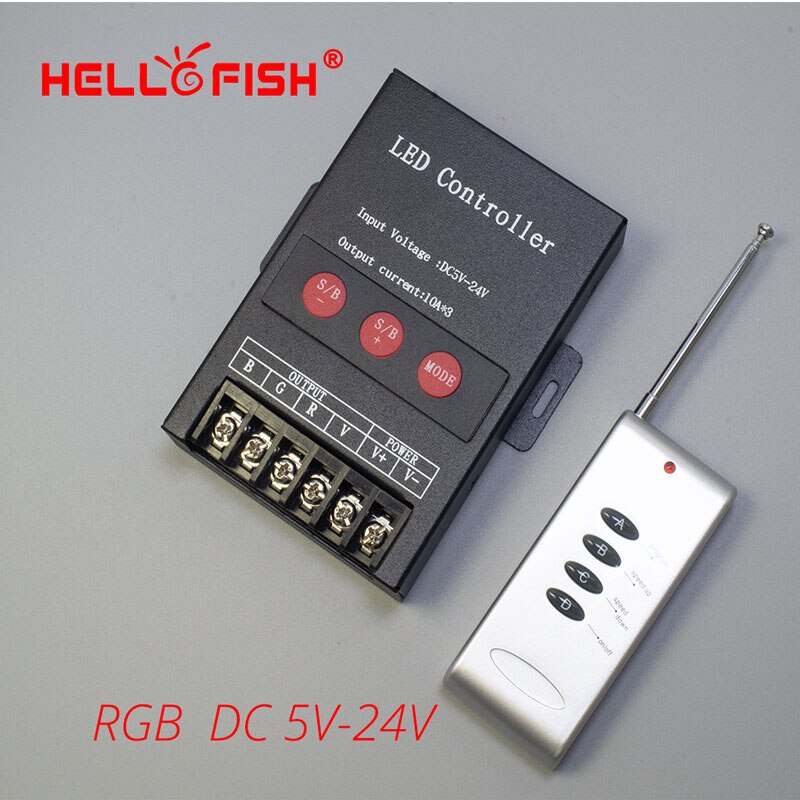 Led Strip Licht Controller Rgb Enkele Kleur Led Dc 5V 12V 24V 30Ape High Power Modulator