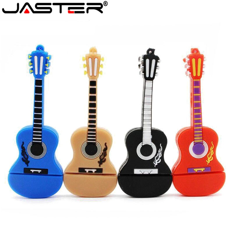 Jaster Muziekinstrument Gitaar Usb Flash Drive Usb Memory Stick 64Gb 16Gb Flash Memory Stick Pen drive Usb Schijf
