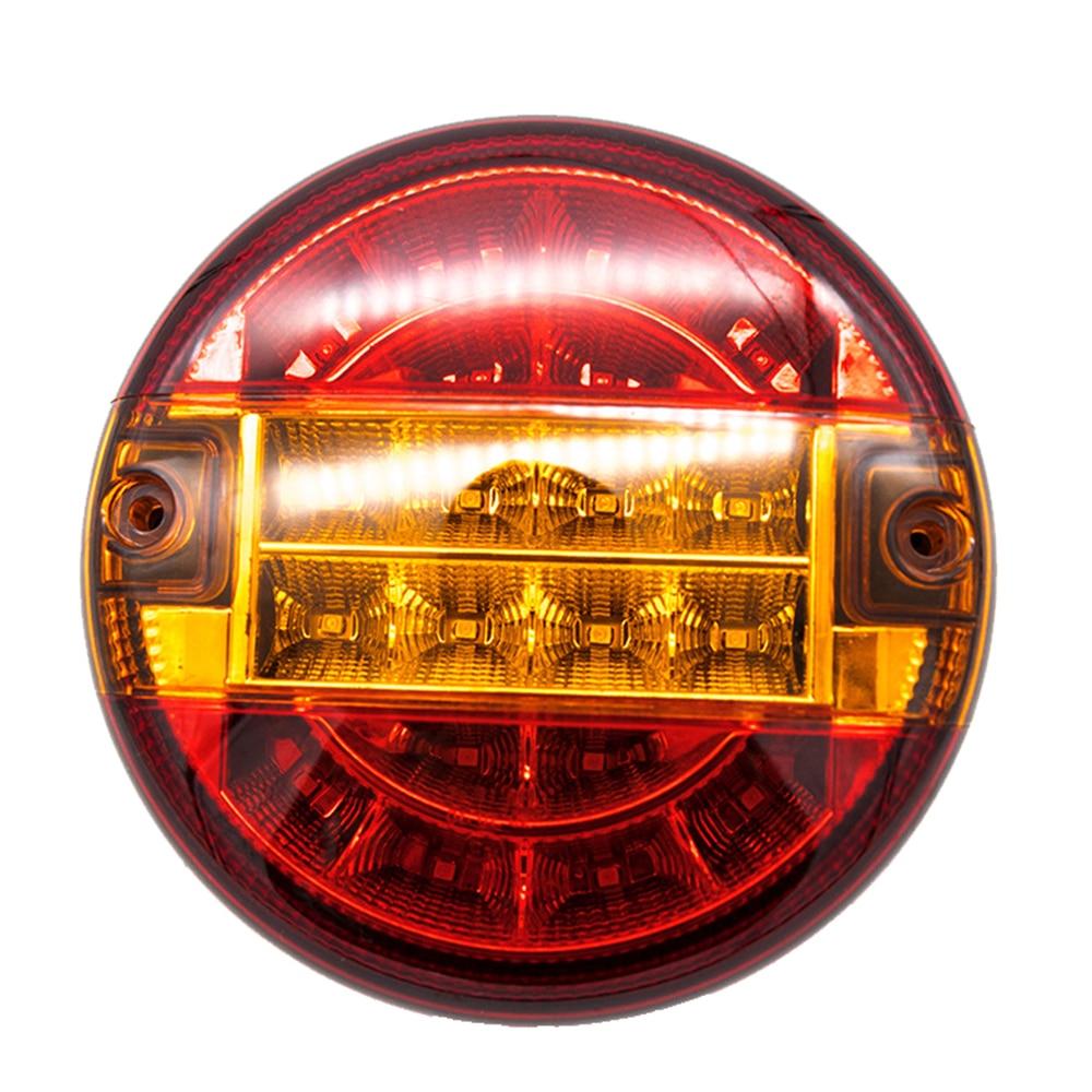 2 stk 4 tommer 20 leds lastbil baglygte stop bremse baklygte til 24v køretøjer trailer campingvogn 10-30v