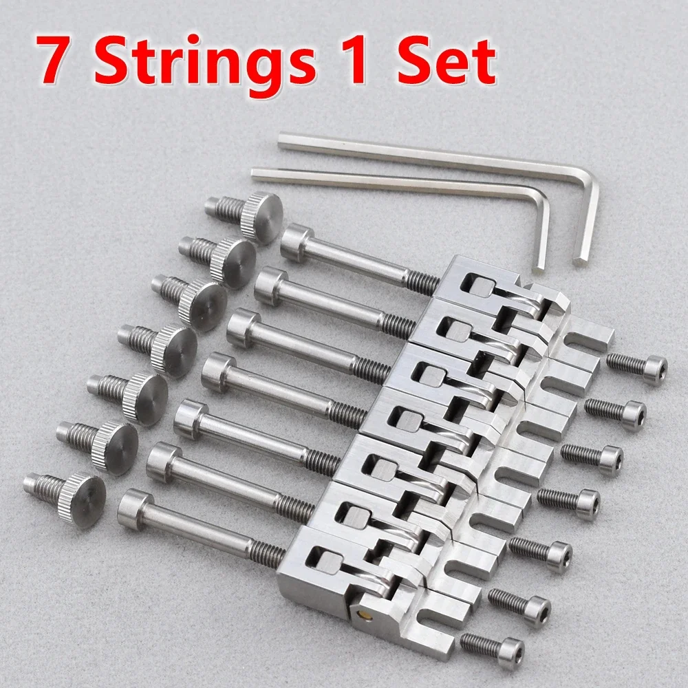 JP (origine) (6/7 cordes) pont de guitare selle en acier inoxydable pour pont système FR Tremolo: YELLOW