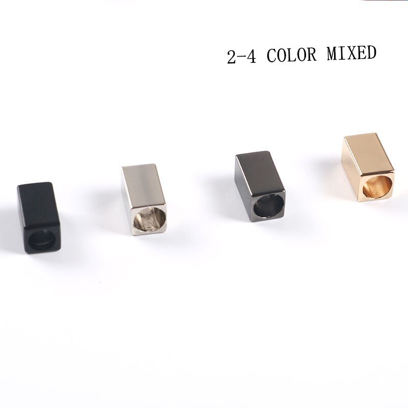 15*6MM prostokąt zatrzymać przewód korki liny kończy się torba na ubrania odzież sportowa sznurowadło liny części akcesoria 30 sztuk: 2-4kolor mieszany