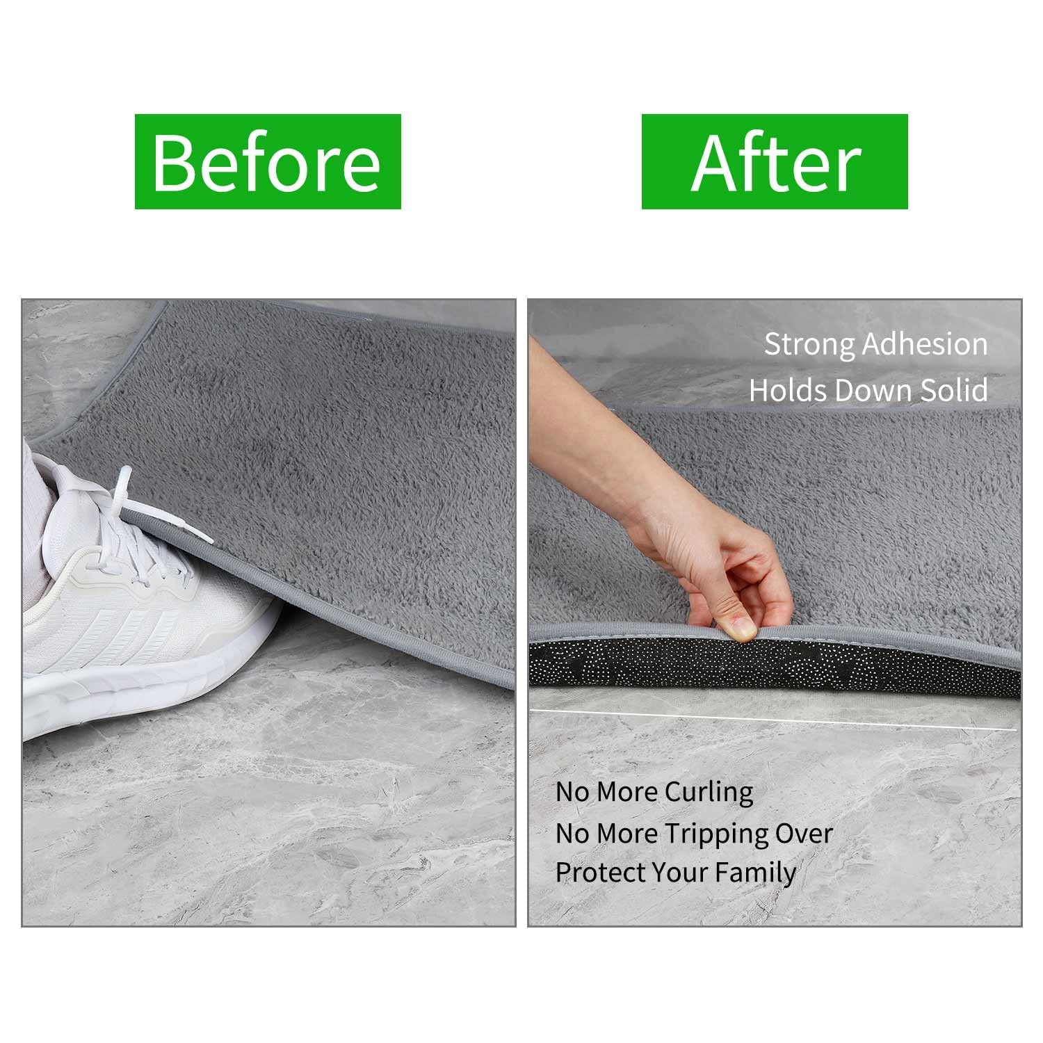 Ruban adhésif Double face Extra fort, étanche, sans trace, pour salle de bains, chambre à coucher, tapis de sol