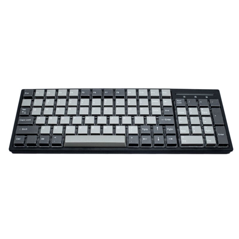 All in One Industrial Keyboard Desktop Laptop USB Half Cap Key Wired Keyboard Small Keyboard Industrial Key: Default Title
