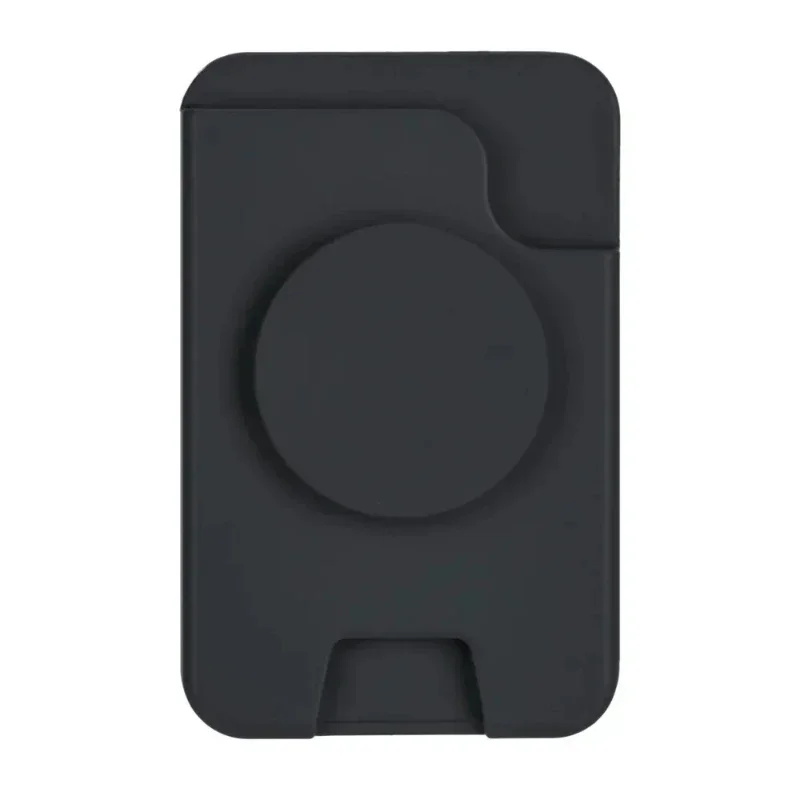 Voor Magsafe Card Wallet Case Voor iPhone 17 16 15 14 13 12 Pro Max 2 in 1 Sterke magnetische kaarthouder Zak met uitbreidbare standaard: YELLOW