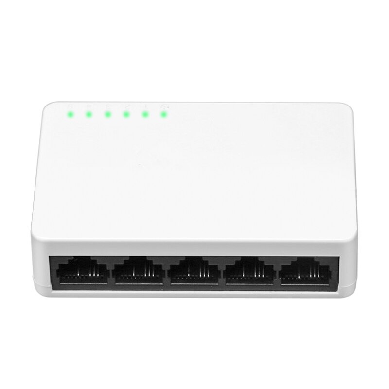 5 Port 10/100Mbps Fast Ethernet Network Switch Network Desktop Switch LAN Hub/Full or Half duplex Exchange