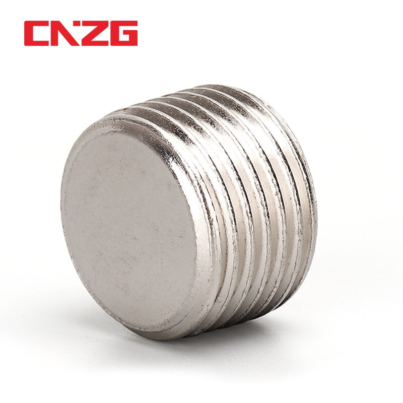 Kupfer 1/8 &quot;1/4&quot; 3/8 &quot;1/2&quot; 3/4 &quot;Außengewinde Durcheinander Rohr verhexen Kopf Ende Kappe Stecker passend zu Koppler Stecker Adapter