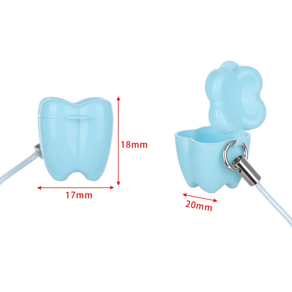 10Pcs Tooth Shape Milk Teeth Box Children's Souvenir Save Baby Tooth Box Kids Tooth Collection Mini Storage Boxes Container