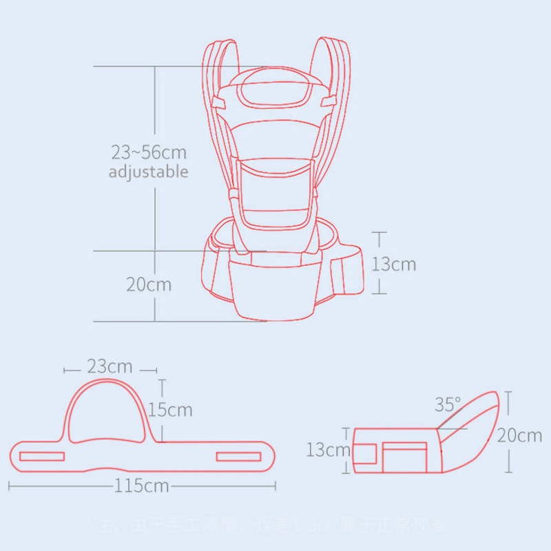 Portabebé ergonómico para bebé de 0 a 48 meses, porta bebés para bebé, cabestrillo para bebé 3 en 1, frontal, ergonómico, canguro, eslinga para llevar a bebé