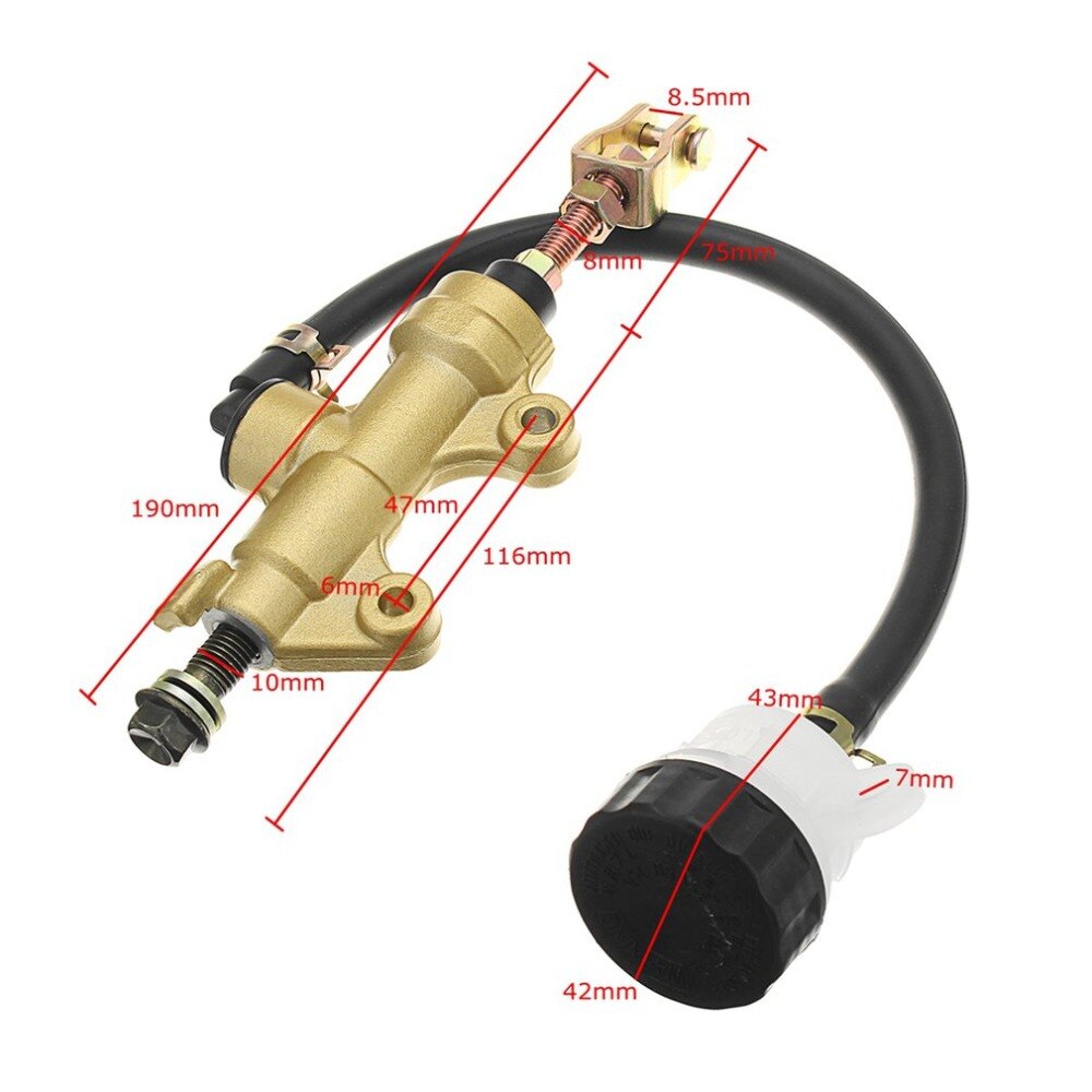 Easy To Install REAR FOOT BRAKE MASTER CYLINDER RE... – Grandado