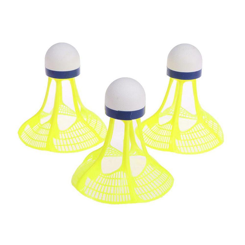 Original AirShuttle Outdoor Badminton AirShuttle Shuttlecock Nylon Resistance Stable Ball 3pcs/Pack Plastic Ball S1K2: Blue