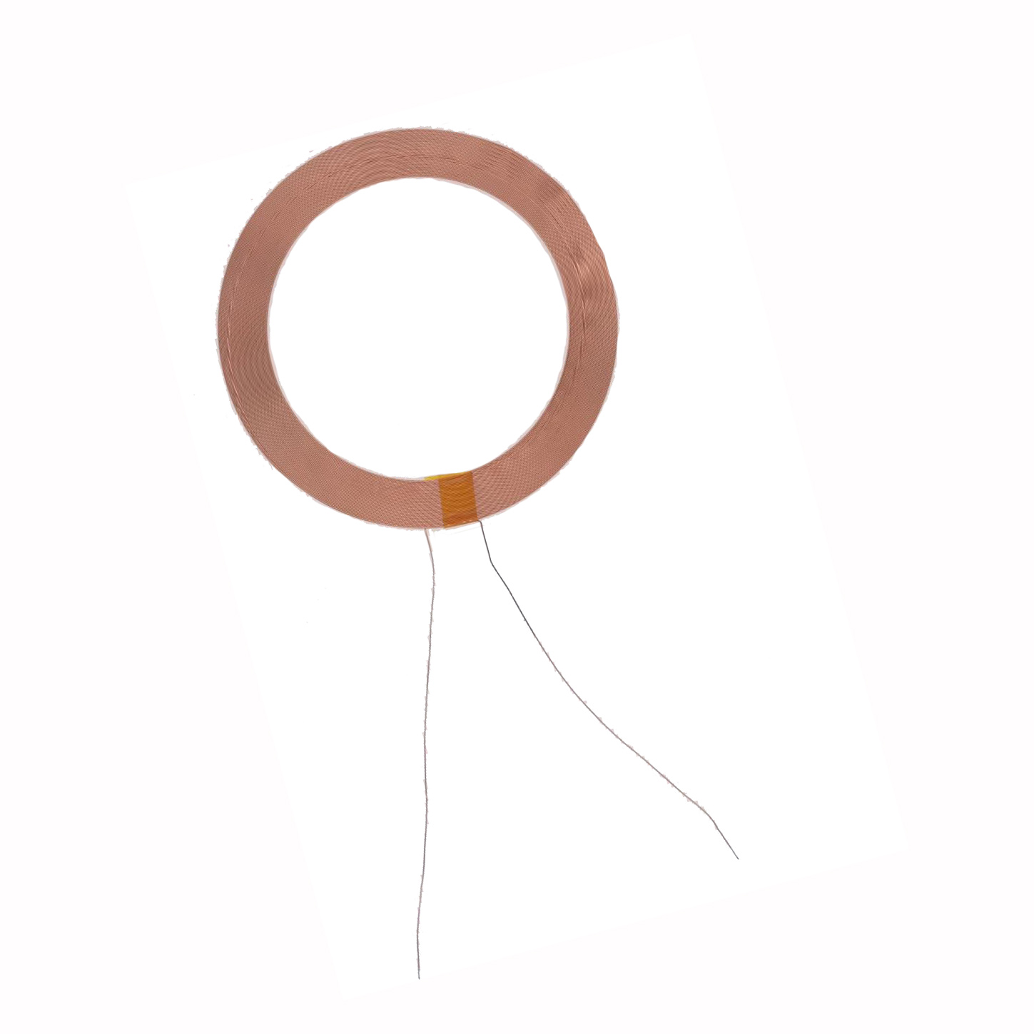 Taidacent 2 Stuks 725uh Gebogen Luchtspoel Koperen Inductor Solenoïde Inductiespoel Mini Draadloze Oplaadspoel