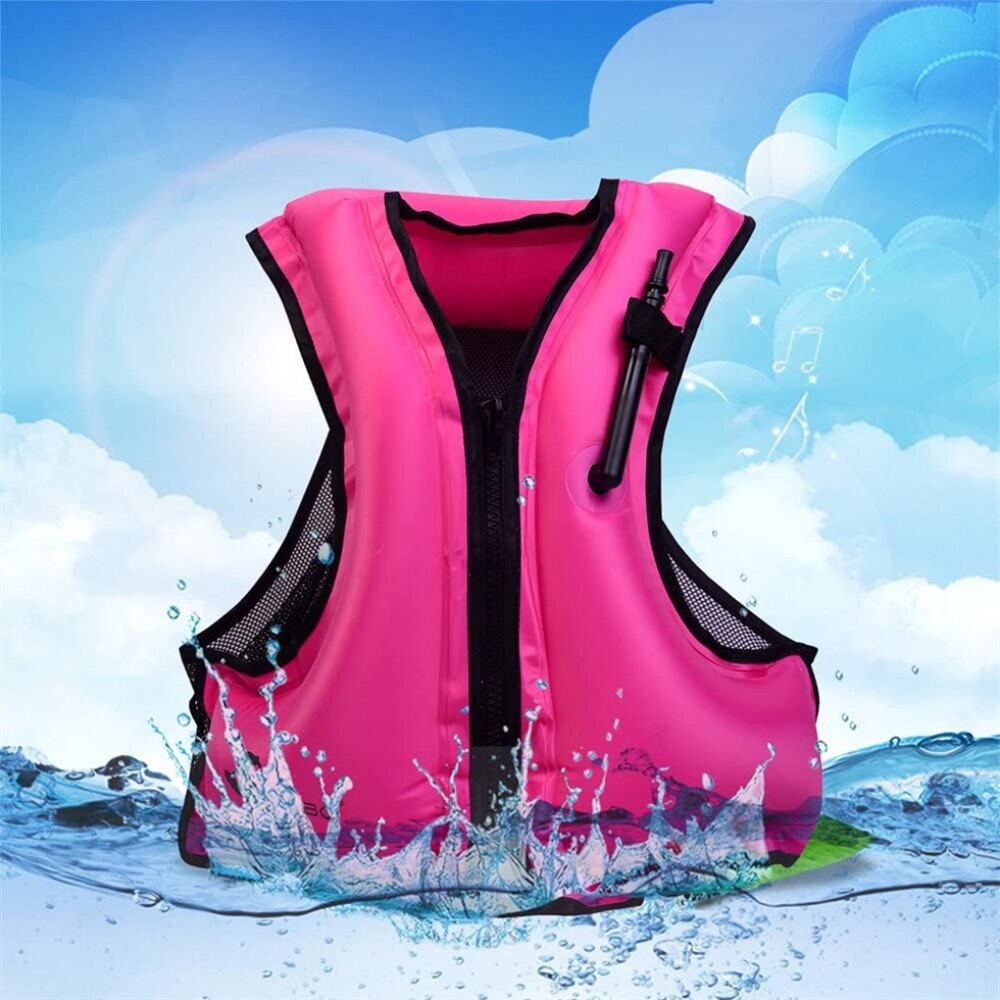 Erwachsene Aufblasbare Schwimmen Leben Weste Jacke Schnorcheln Schwimm Gerät Schwimmen Treiben Surfen Überleben Wasser Sport Life Saving