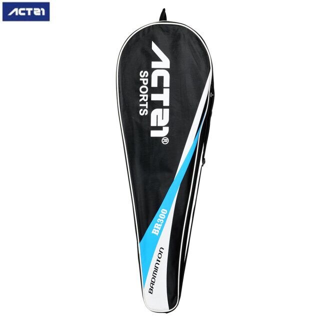 ACTEI white black badminton racket iron alloy one badminton racket set exquisite and durable outdoor sports