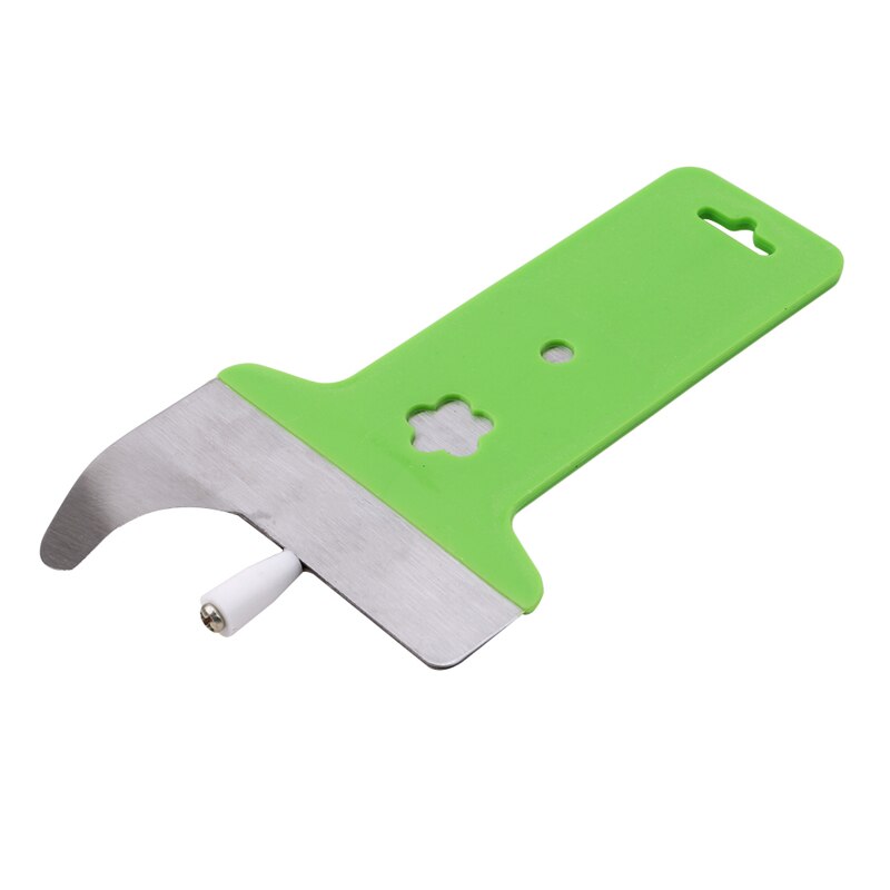 1 PCS Green Rvs Noedels Gewijd Single-sharp Noedels Snijmachine Deeg Snijden Mes Snijgereedschap