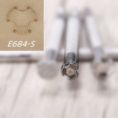 DIY Alloy Leather Printing Tool Working Saddle Making Tools Craft Stamps Set Carving for Leathers: E684 S