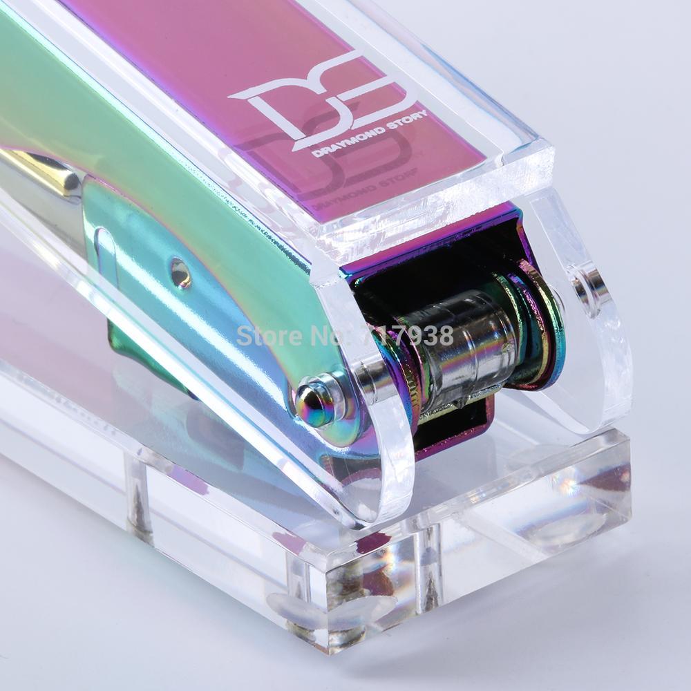 Clear Acrylic Rainbow Stapler Tape Dispenser bureau accessoires office accessories