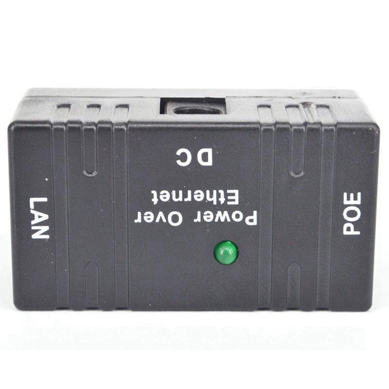 Poe Splitter Injector Passive Dc Power Over Ethernet Rj45 10/100Mbp Wall Mount Adapter For Lan Network Security Ip Camera