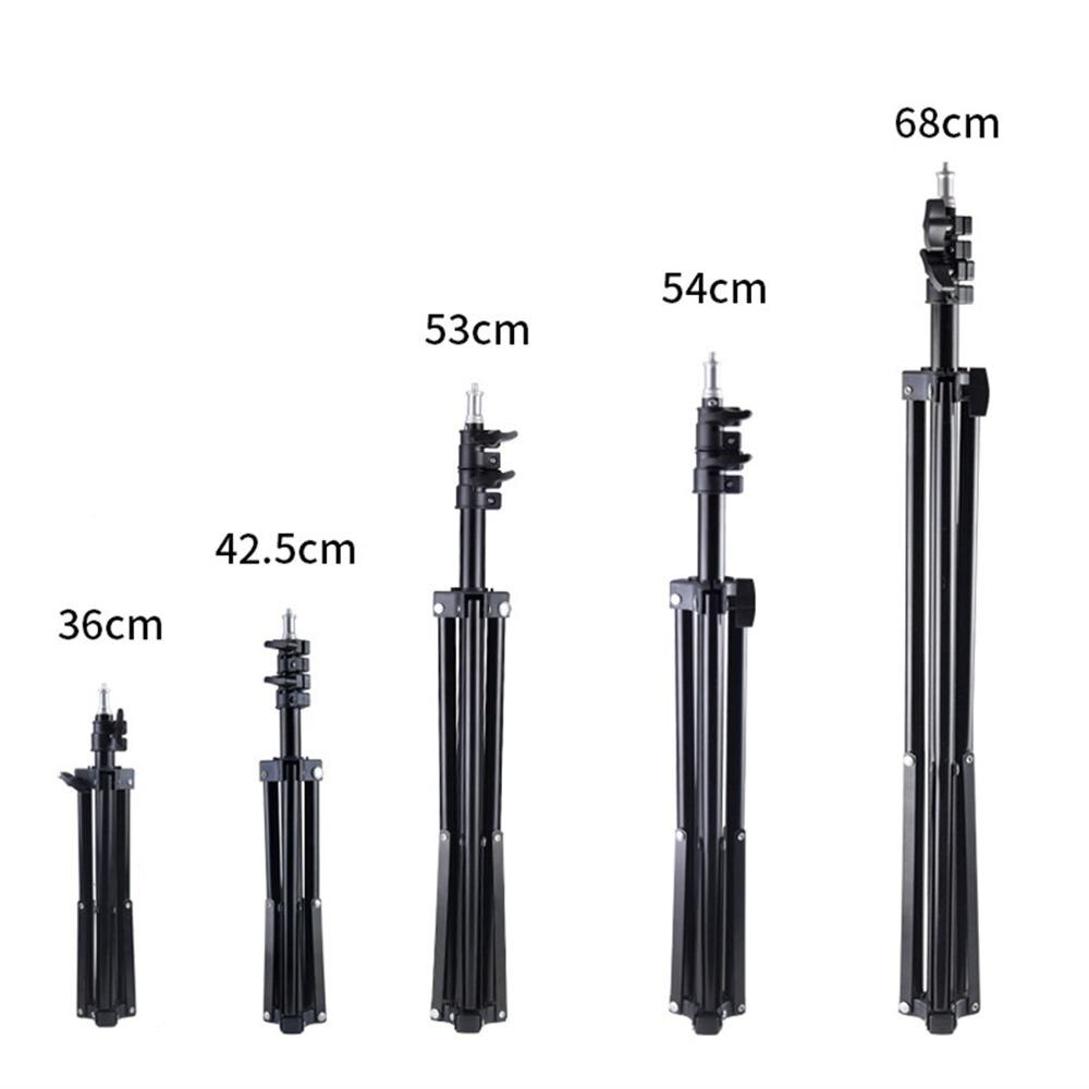 BGNing Metal Three-section Tripod Mobile Phone Holder SLR Camera Stand Photography Stabilizer Tripod Light Support Photo Studio