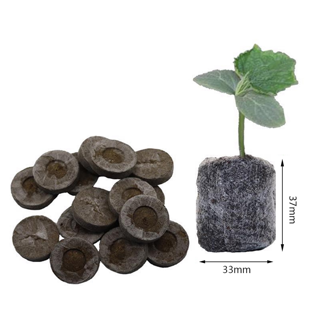 Plantskolajord block migration odla 3*3*1cm praktiska torv block blommor plantering 5 st kondensera utsäde trädgård