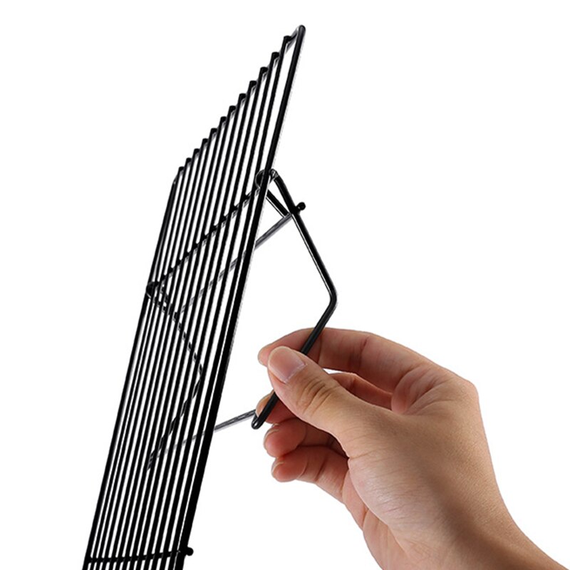 1PC Einzigen Schicht Draht Netz Brot Kuchen Keks Kühlung Gestell Edelstahl Ei Torte Backen Tablett Küche Grill Antihaft Regal