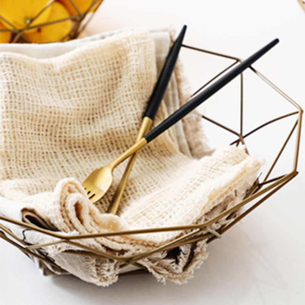 Fruitmand, container, schaal, ron mesh, geweven fruitmand, keukenblad, fruitschaal, decoratieve groentehouder