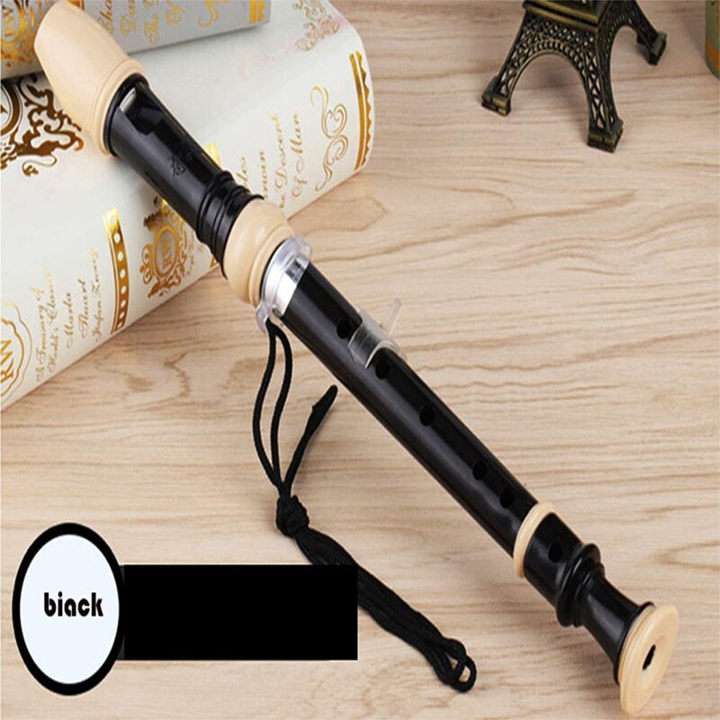 8 Holes Baroque Recorder Clarinet Flute Woodwind Instrument Musical Educational Tool 8 Holes Treble Flute Soprano Recorder Safe