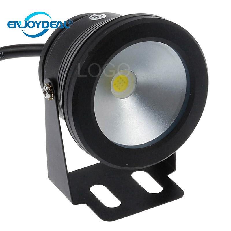 LED lumière sous-marine IP67 12 V 10 W fontaine extérieure lumière inondation piscine Spot lampe paysage lampe lentille convexe/lentille plate