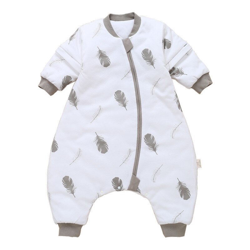 Pasgeboren Baby Jongen Meisjes Lange Mouw Romper Bodysuit Slaapzak Pyjama Outfit Baby Katoenen Overall Slaapzak