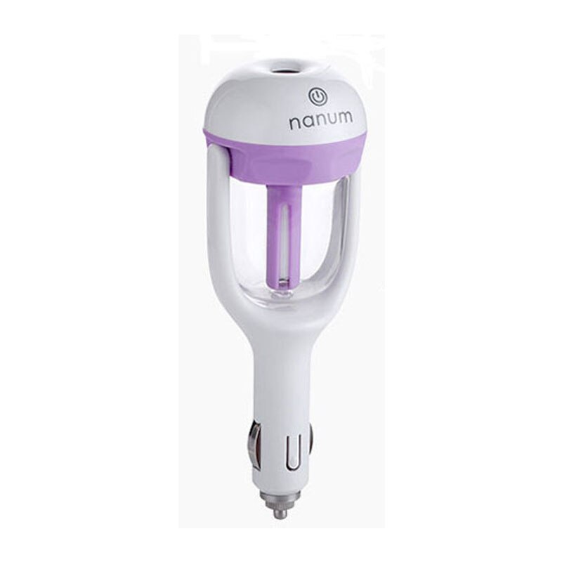 Nanum 12V Car charger air fresheners Aromatherapy Humidifiers Nebulizer Humidifier Mute Home Air Sterilization 1pcs: Purple
