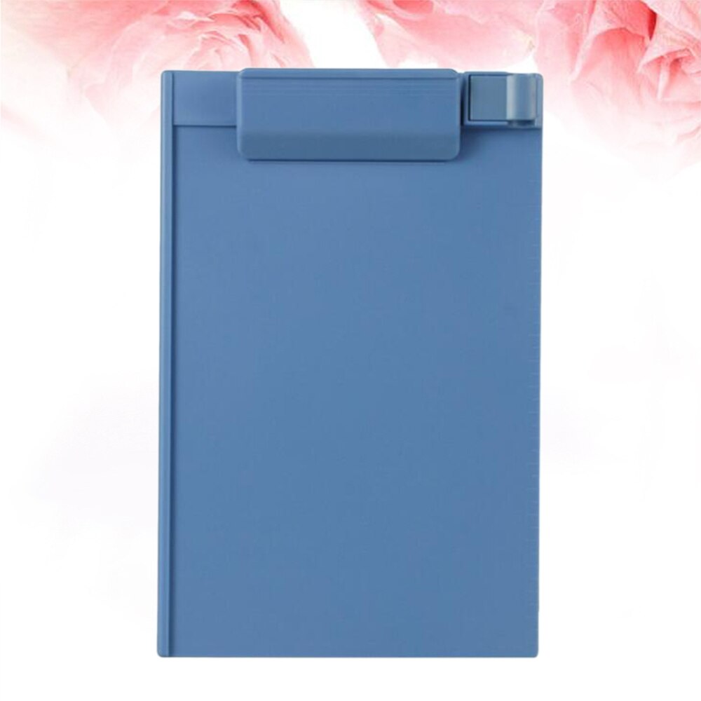 1pc Clipboard A5 Paper Holder Hardboard Writing Folders for Classrooms Office School: Sky blue