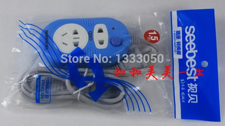 250V 10A 2500W 2 Pin Plug Stock With Independent Switch Wire Length 2.5M QD03