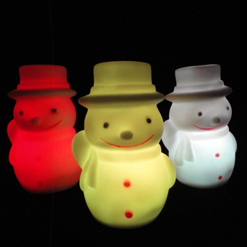 Halloween Decorations Santa Claus Snowman Apple Small Night Lamp Colorful Small Night Lamp Christmas Halloween Colorful Lights