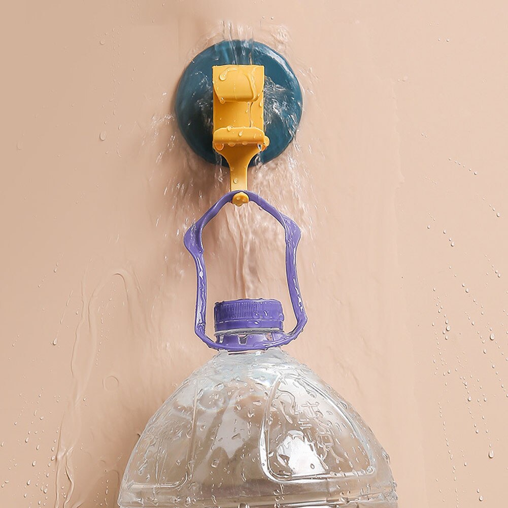 Blue Basin Hook Wall Mount Robe Hook Washbasin Hanger For Baby Bathtub Bathroom Basin Rack Kitchen Lid Hook Coat Hook 2 Hooks