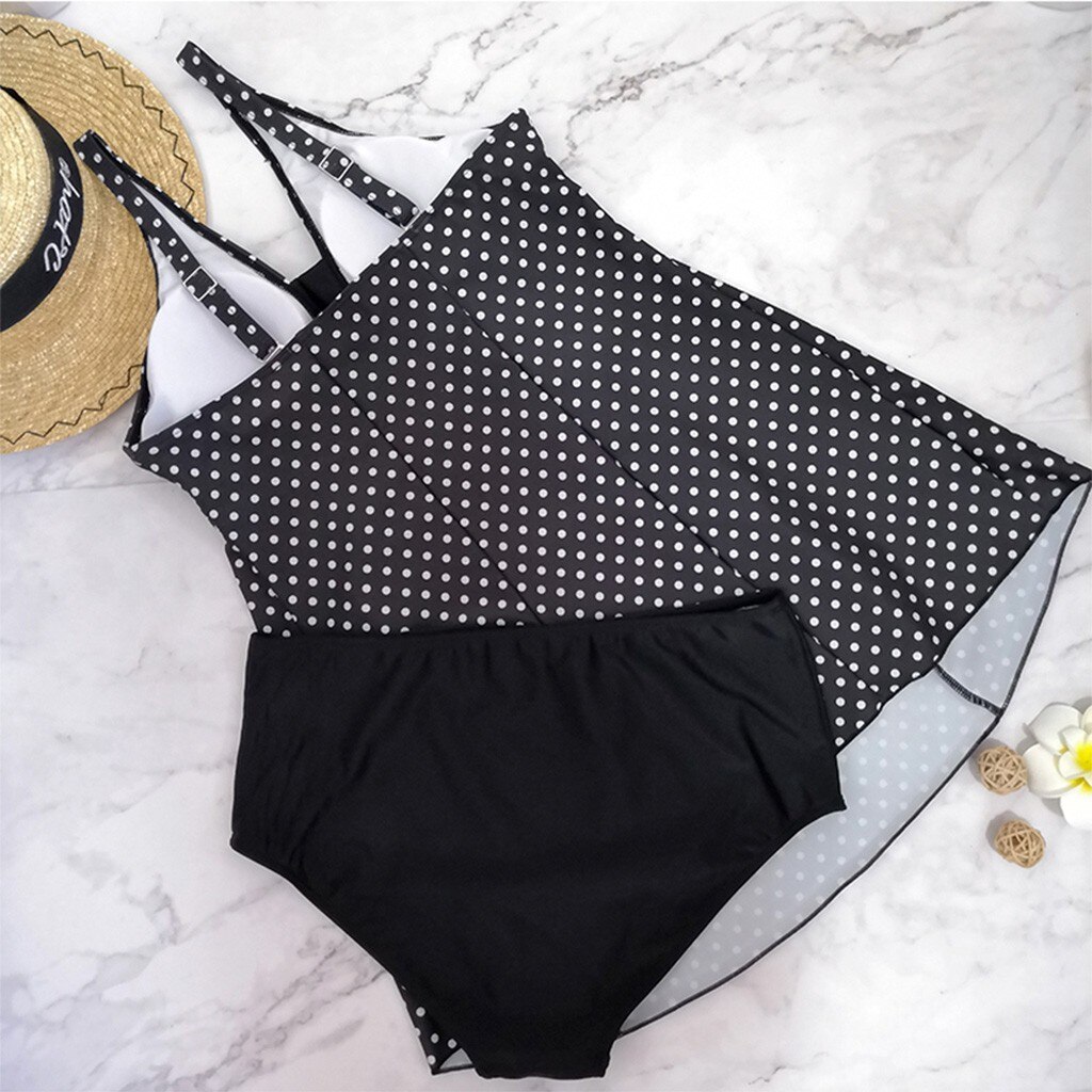 Maillot de bain une pièce pour femmes | Sport, grande taille, à pois, costume de bain pour femmes, Premaman, z06